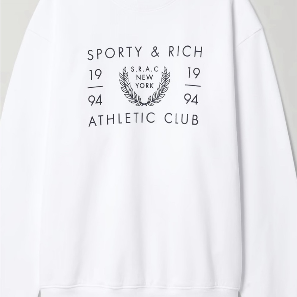 NWT Sporty & Rich Crewneck Size Small - Picture 1 of 3